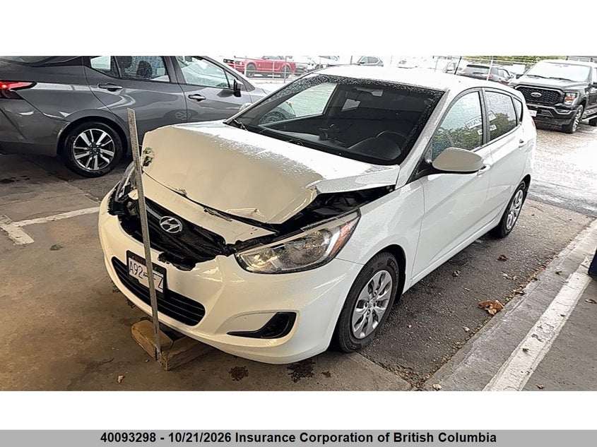 2016 Hyundai Accent Gl, Front, IAAI, VIN KMHCT5AE8GU247762 — photo 2
