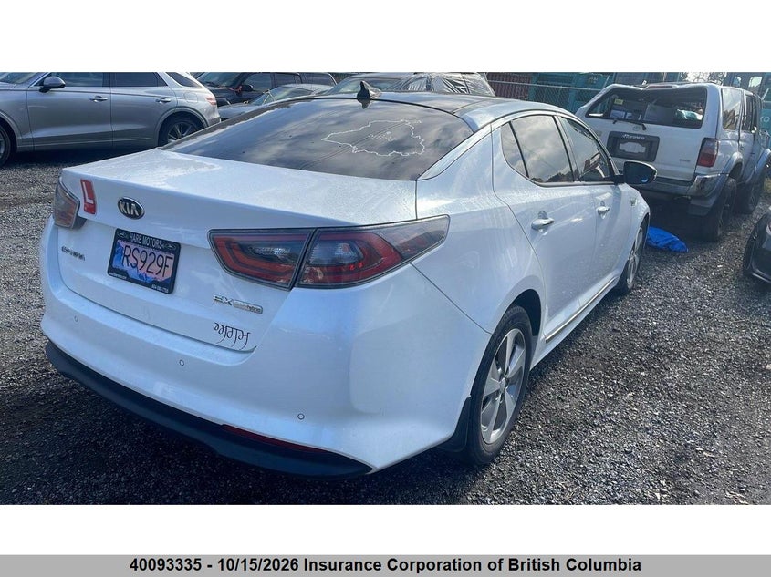 Vin: knagn4ad8g5096222, lot: 30113437, kia optima hybrid 20164
