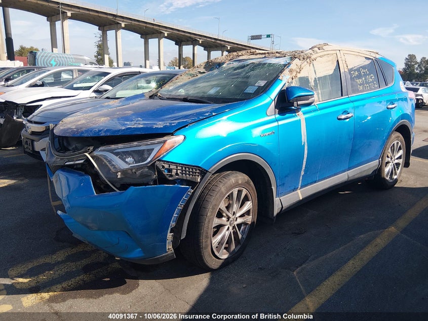 Vin: jtmdjrev6gd025527, lot: 30113546, toyota rav4 hv limited 20162