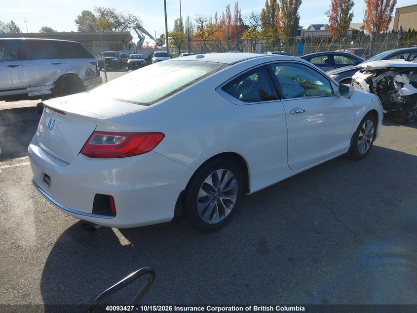 Vin: 1hgct1b83ea800307, lot: 30113554, honda accord exl 20144