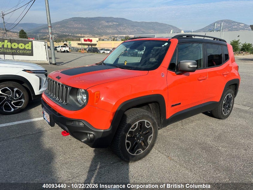 Vin: zaccjbct6gpc91751, lot: 30113569, jeep renegade trailhawk 20162