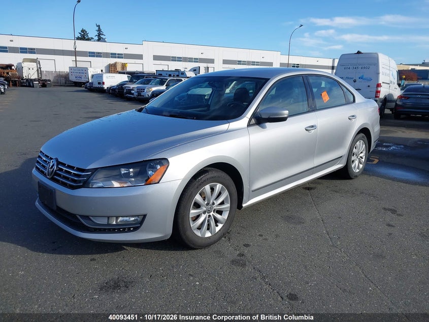Vin: 1vwan7a36dc076802, lot: 30113580, volkswagen passat s 20132