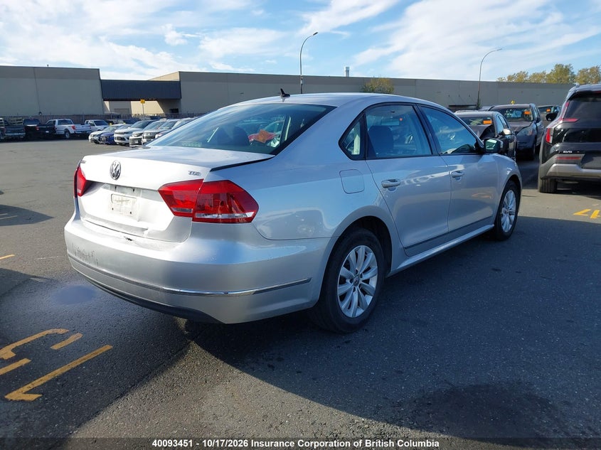 Vin: 1vwan7a36dc076802, lot: 30113580, volkswagen passat s 20134