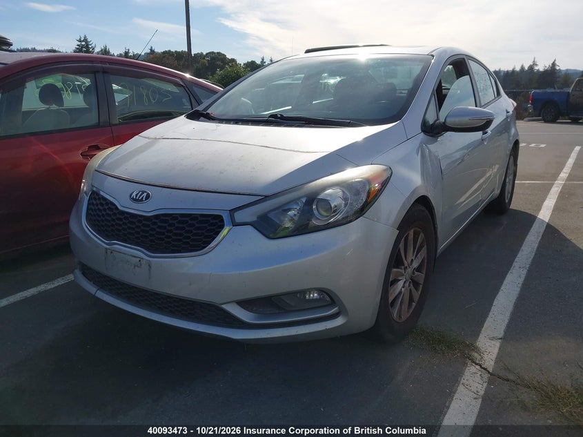 Vin: knafx4a64e5236383, lot: 30113612, kia forte 20142