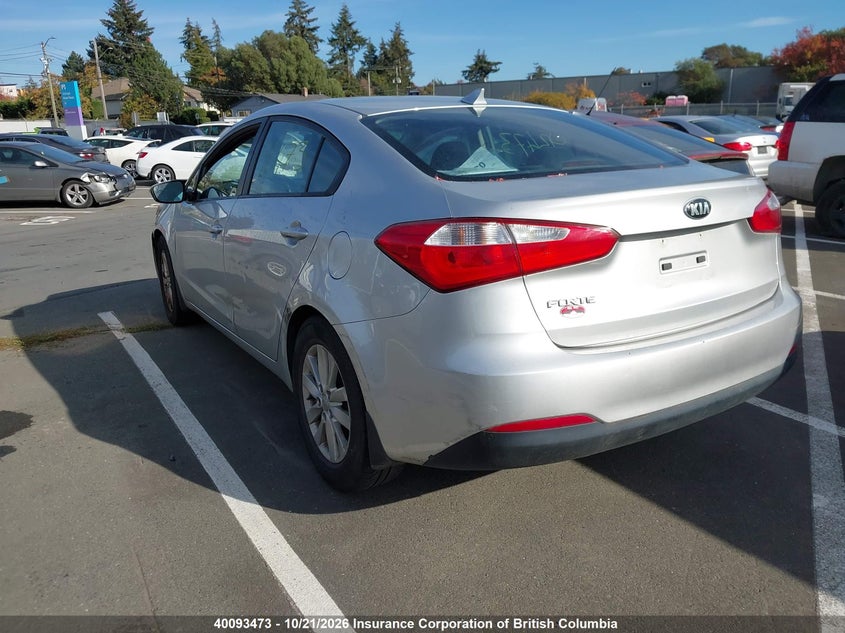 Vin: knafx4a64e5236383, lot: 30113612, kia forte 20143