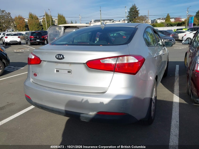 Vin: knafx4a64e5236383, lot: 30113612, kia forte 20144