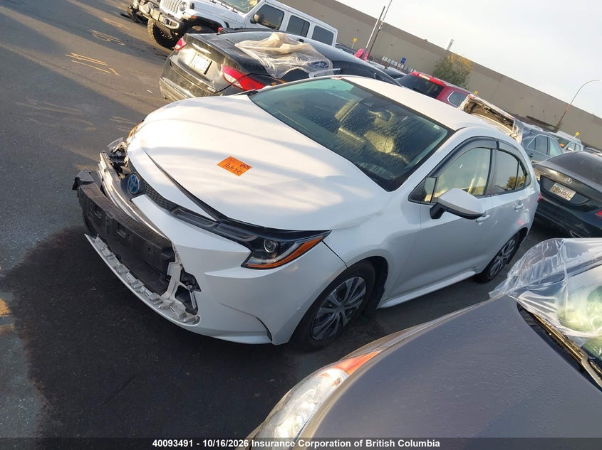 Vin: jtdbamde6nj039227, lot: 30113631, toyota corolla hybrid base w/li battery 20222