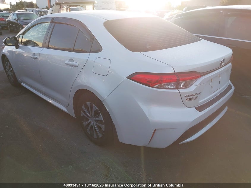 Vin: jtdbamde6nj039227, lot: 30113631, toyota corolla hybrid base w/li battery 20223