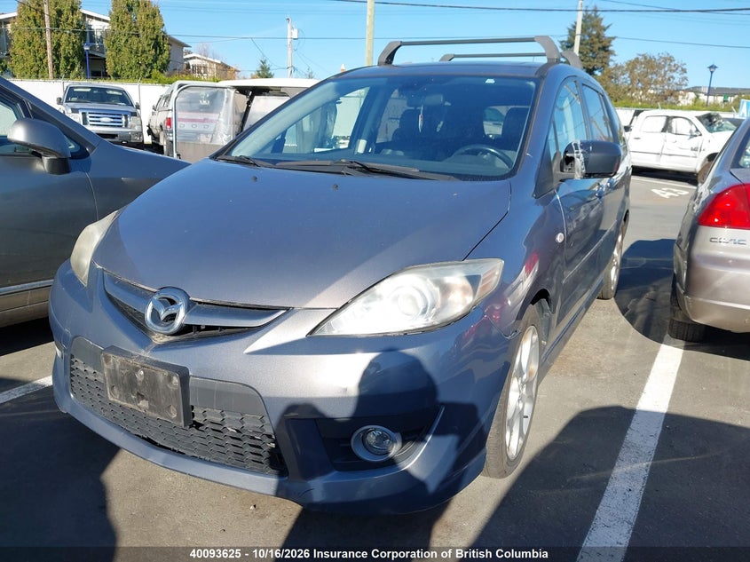 2008 Mazda Mazda5 Gs/Gt, Rear, IAAI, VIN JM1CR293680300617 — photo 2