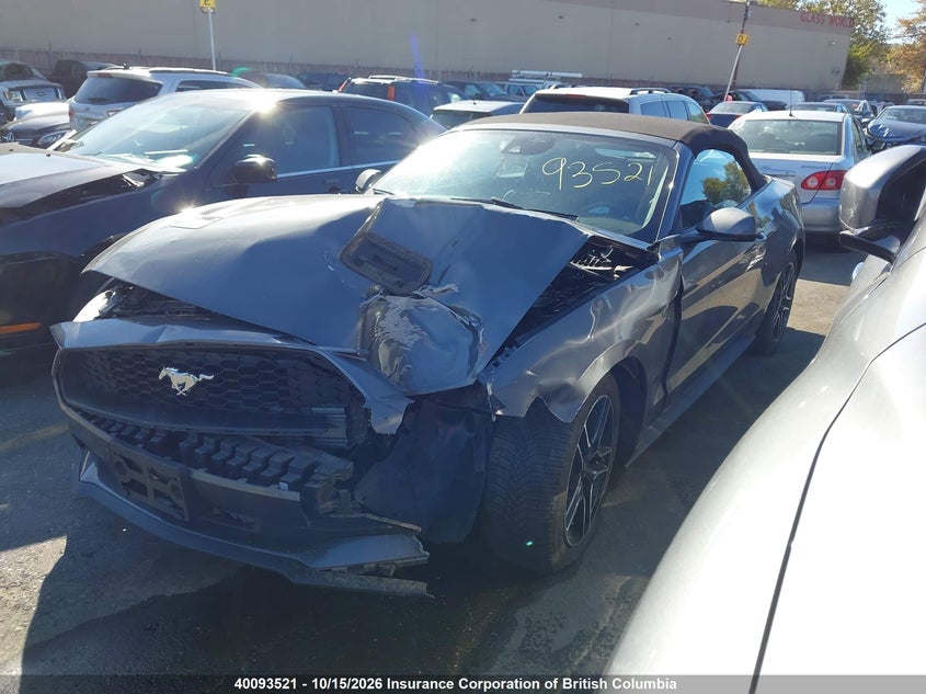Vin: 1fatp8uh3p5105030, lot: 30113809, ford mustang ecoboost 20232