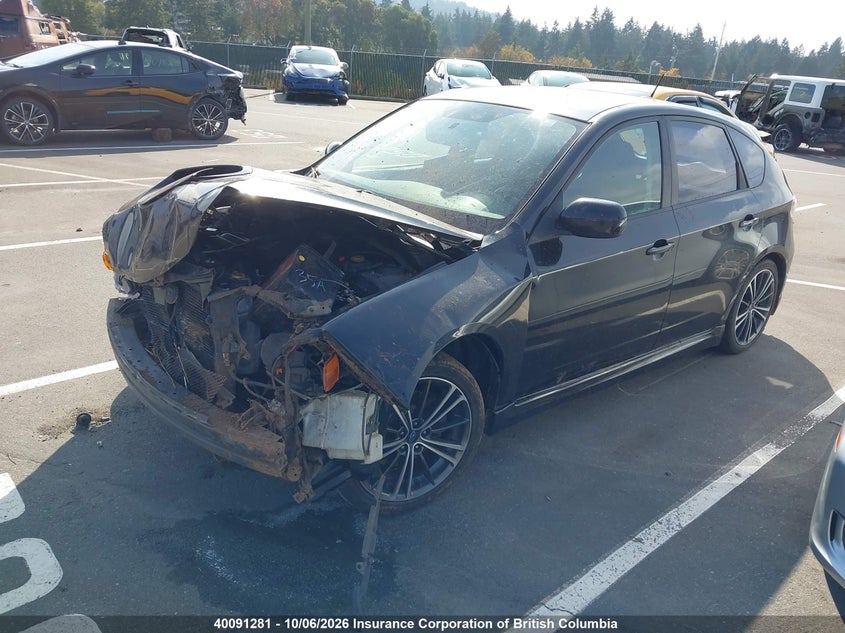 2008 Subaru Impreza Wrx Premium, Front, IAAI, VIN JF1GH75628G804306 — photo 2