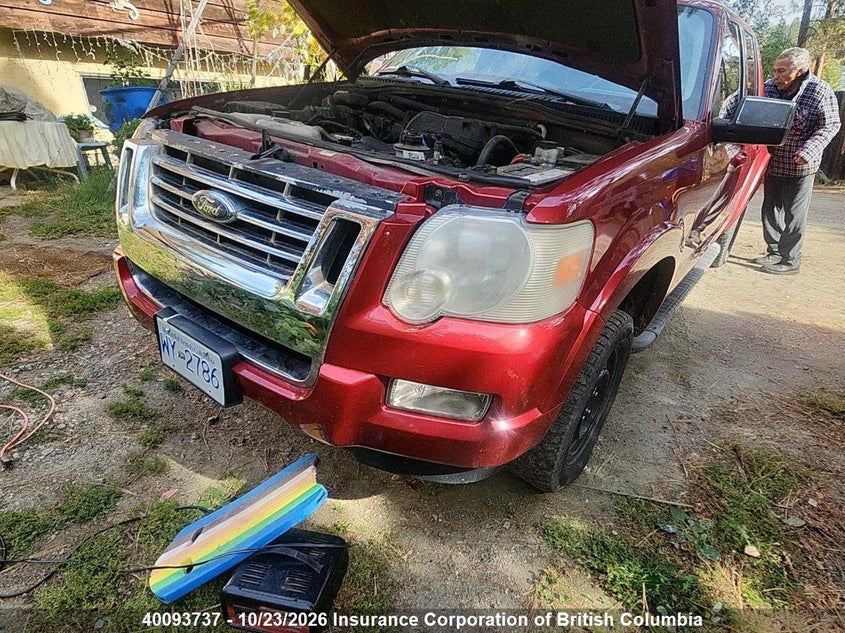 2008 Ford Explorer Sport Trac Limited, Left Rear, IAAI, VIN 1FMEU53E08UA60052 — photo 2