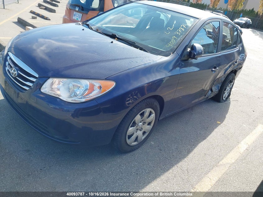 Vin: kmhdu4bd9au917456, lot: 30114008, hyundai elantra blue/gls/se 20102