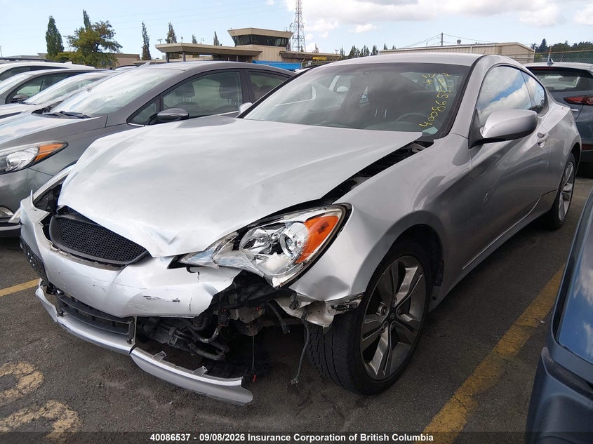 Vin: kmhht6kd9au015731, lot: 30114080, hyundai genesis coupe 2.0t 20102