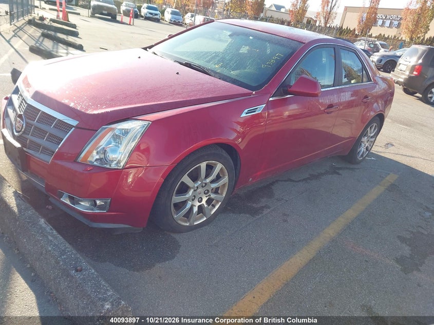 2008 Cadillac Cts, Правый бок, IAAI, VIN 1G6DR57V080208853 — фото 2