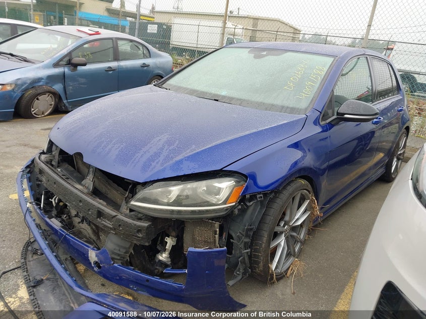 Vin: wvwvf7au3hw099484, lot: 30114201, volkswagen golf r 20172