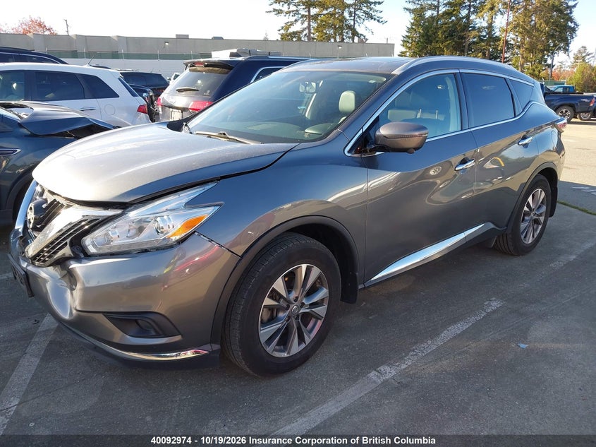 Vin: 5n1az2mhxhn196173, lot: 30114317, nissan murano s/sl/sv/platinum 20172