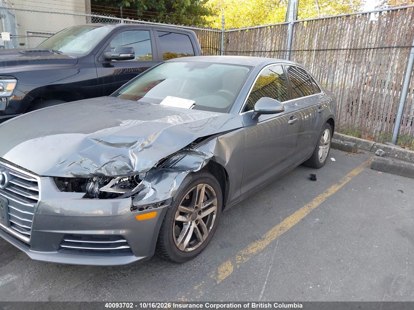 Vin: wauanaf42hn029291, lot: 30114466, audi a4 premium 20172