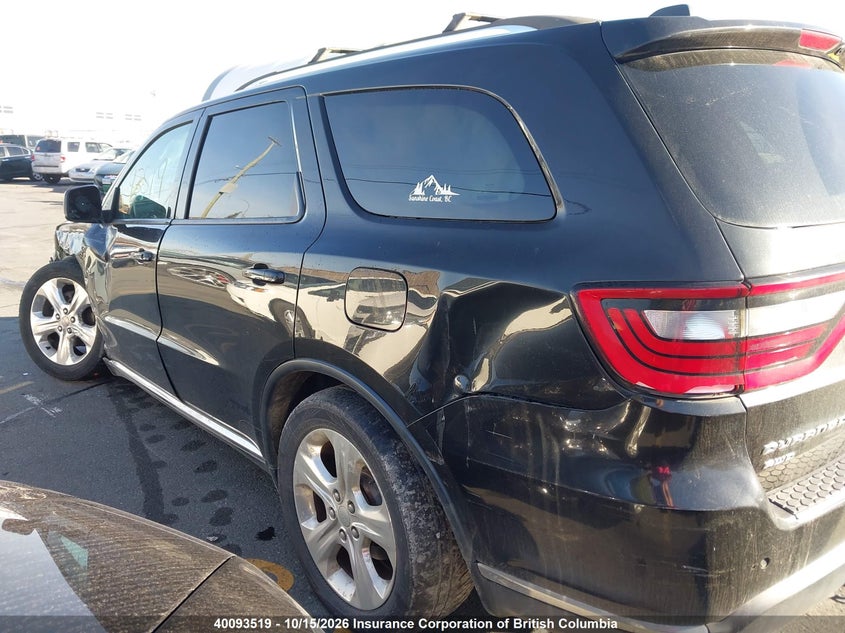 Vin: 1c4rdjdg8fc837112, lot: 30114542, dodge durango limited 20153