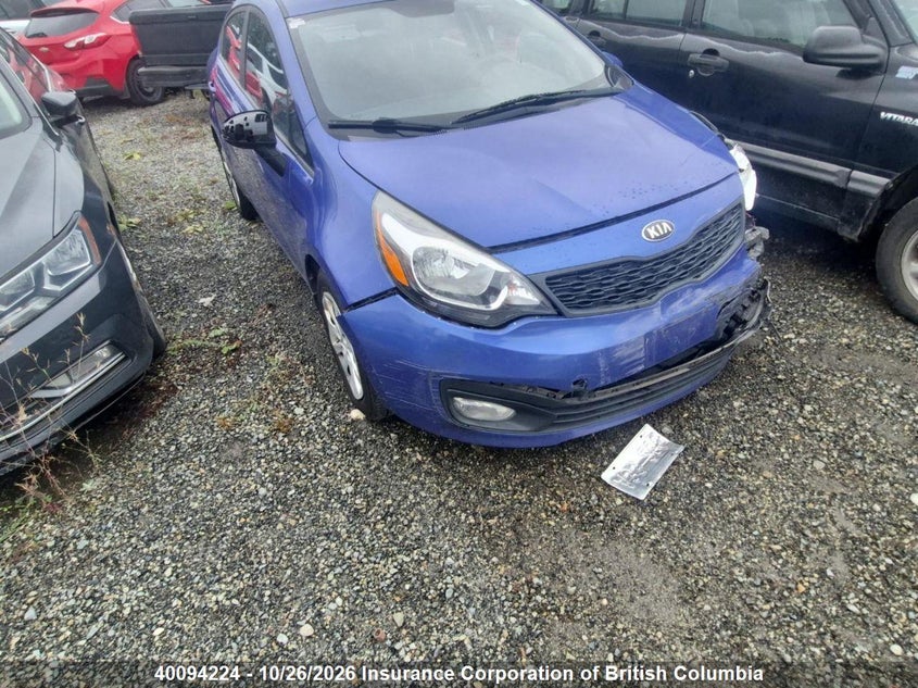 Vin: knadm4a31d6229518, lot: 30114586, kia rio 20132