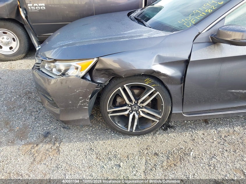 Vin: 1hgcr2f51ha810326, lot: 30114637, honda accord sport 20172