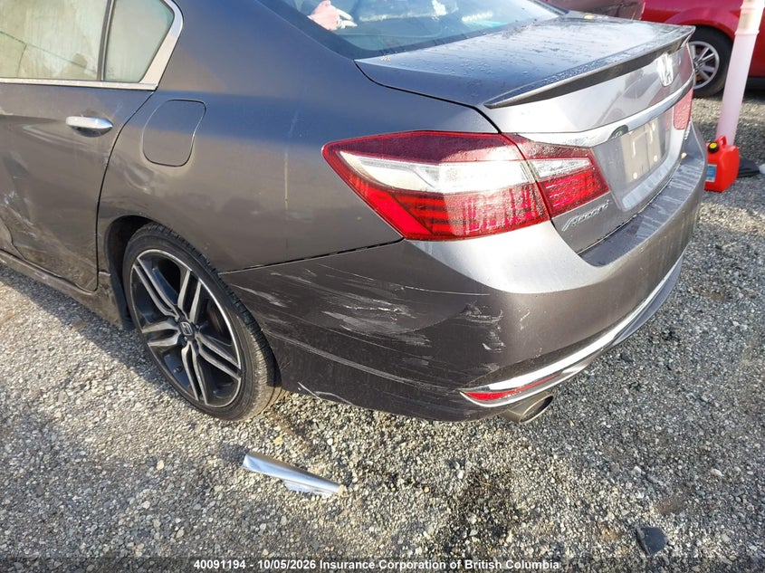 Vin: 1hgcr2f51ha810326, lot: 30114637, honda accord sport 20173