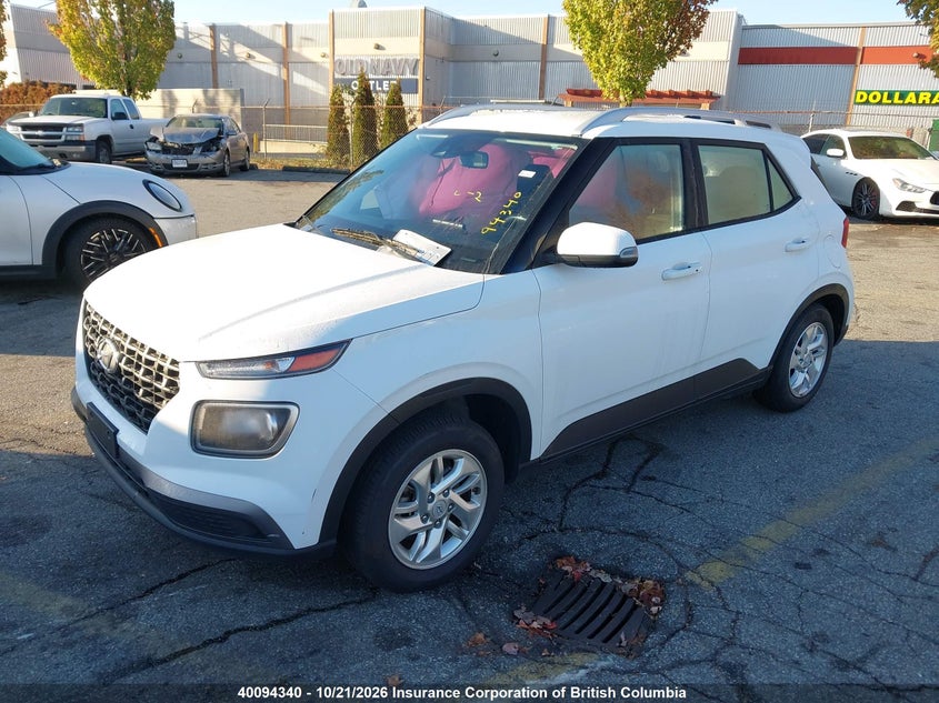 Vin: kmhrc8a36nu148221, lot: 30114731, hyundai venue 20222
