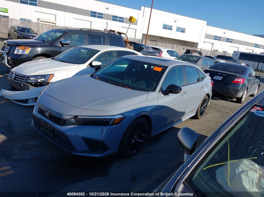 Vin: 2hgfe2f5xnh118197, lot: 30114794, honda civic 20222