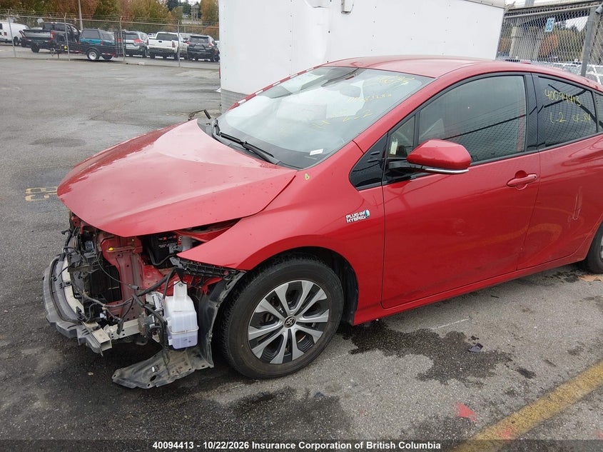 Vin: jtdkarfp1l3132895, lot: 30114823, toyota prius 20202