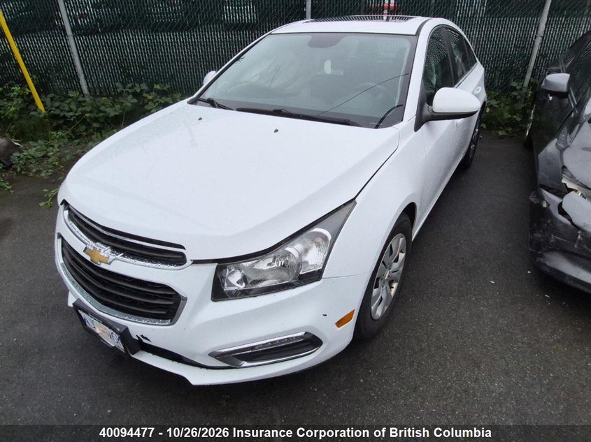 Vin: 1g1pc5sb4f7300148, lot: 30114902, chevrolet cruze 20152