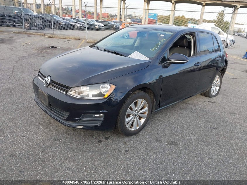 Vin: 3vw117au0fm027195, lot: 30114987, volkswagen golf 20152