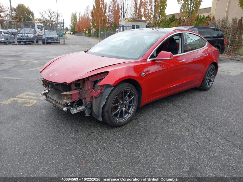 Vin: 5yj3e1ea3kf420183, lot: 30115013, tesla model 3 20192