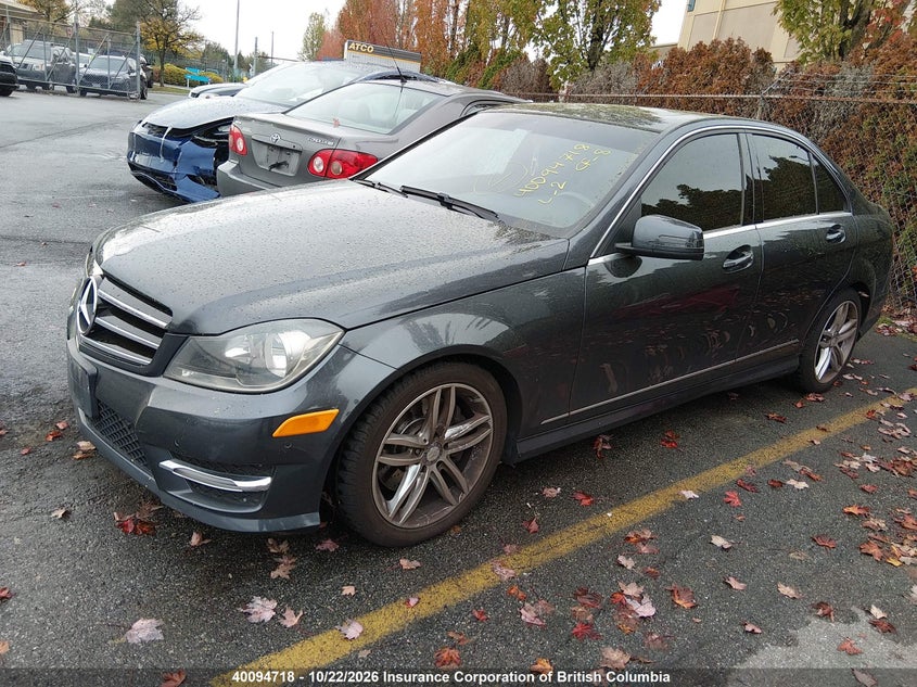 Vin: wddgf8ab4eg164965, lot: 30115185, mercedes-benz c 300 4matic 20142