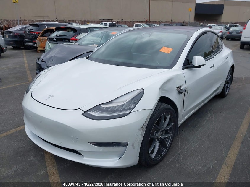 2021 Tesla Model 3 Standard Range/Standard Range Plus, Left Front, IAAI, VIN 5YJ3E1EA0MF856539 — photo 2