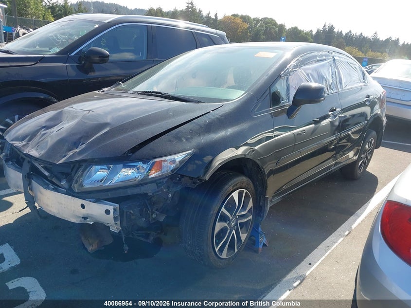 2013 Honda Civic Ex, Undercarriage, IAAI, VIN KMHGN4JE5FU030240 — photo 2
