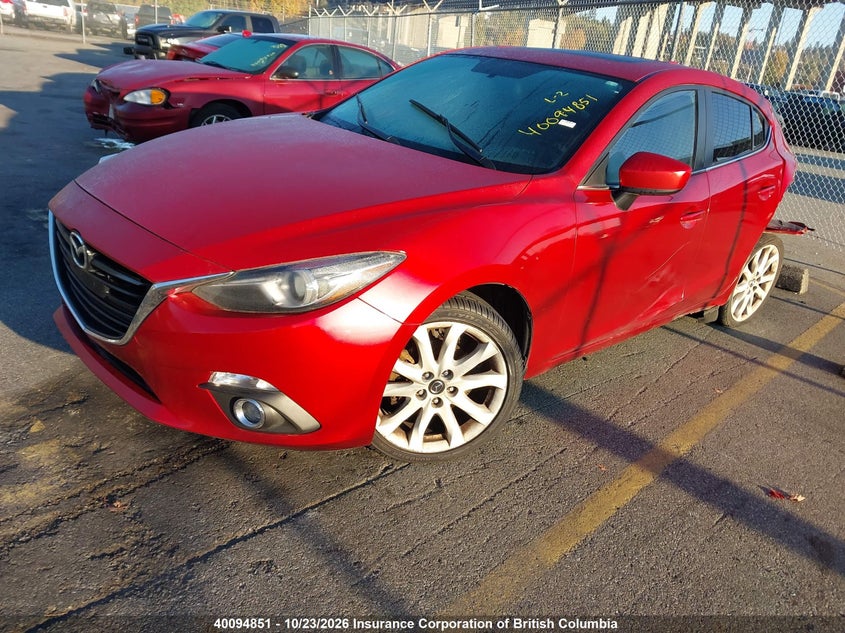 Vin: jm1bm1m36e1211759, lot: 30115355, mazda 3 grand touring 20142
