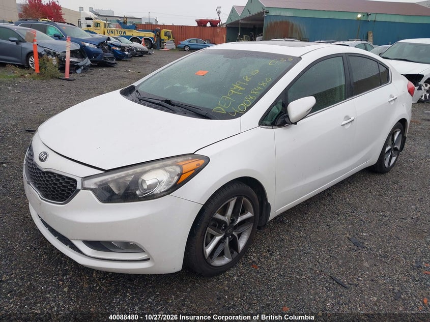 Vin: knafx4a88e5151676, lot: 30115841, kia forte ex 20142