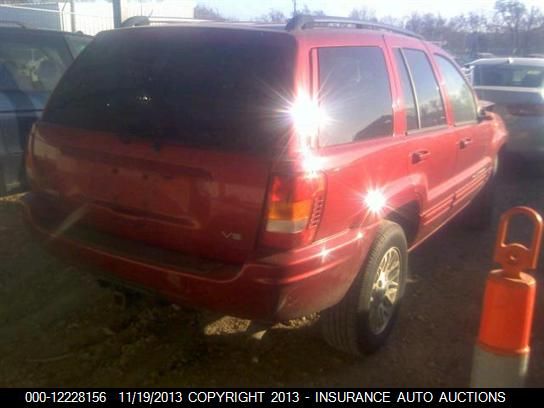 2004 Jeep Grand Cherokee Limited VIN: 1J4GW58N84C141844 Lot: 12228156