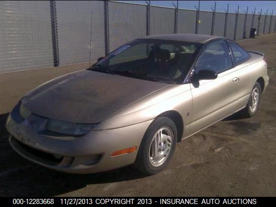 1997 Saturn Sc2 gold coupe gasoline 1G8ZH1272VZ380021 photo #3