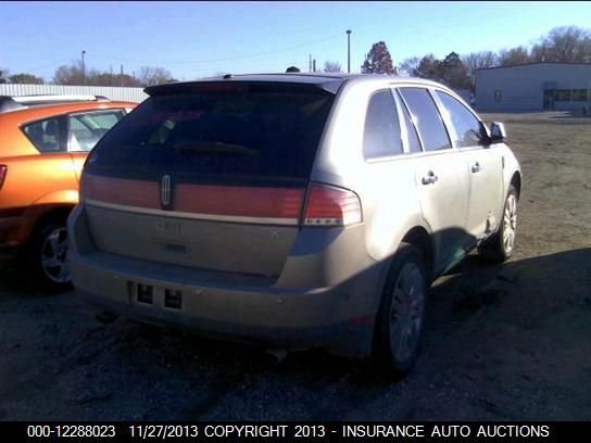 2LMDU68C08BJ27154 2008 Lincoln Mkx Fwd