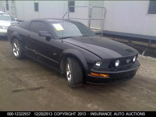 2007 Ford Mustang Gt VIN: 1ZVFT82H475244439 Lot: 12322937