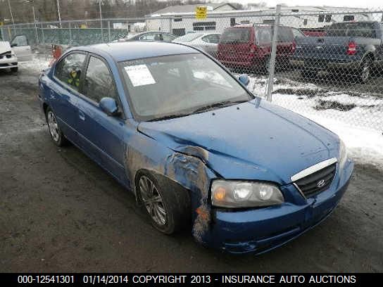 2006 Hyundai Elantra Limited/Gls VIN: KMHDN46DX6U324638 Lot: 12541301