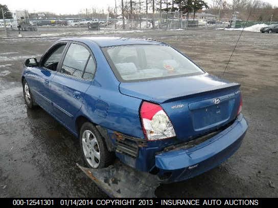 2006 Hyundai Elantra Limited/Gls VIN: KMHDN46DX6U324638 Lot: 12541301