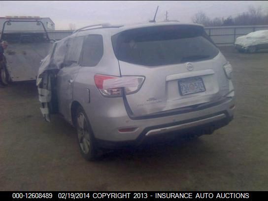 2013 Nissan Pathfinder S/Sv/Sl/Platnu VIN: 5N1AR2MM7DC661799 Lot: 12608489