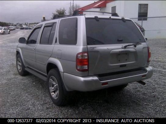 2004 Nissan Pathfinder Le/Se VIN: JN8DR09X44W807846 Lot: 12637377