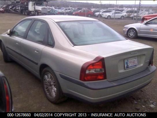 2002 Volvo S80 VIN: YV1TS92D321244423 Lot: 12678660