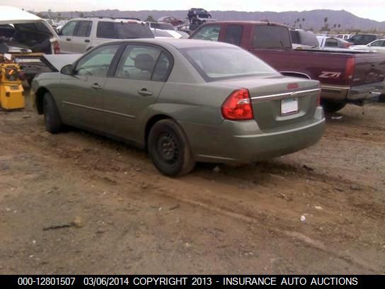 2006 Chevrolet Malibu Ls VIN: 1G1ZS51F66F104668 Lot: 12801507