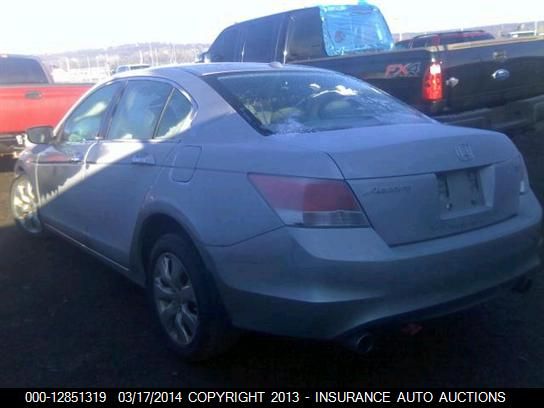 2008 Honda Accord Ex-L VIN: 1HGCP36898A010198 Lot: 12851319