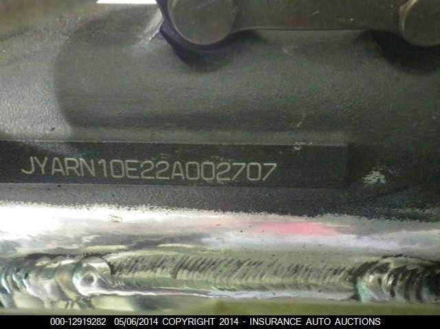 2002 Yamaha Yzfr1 VIN: JYARN10E22A002707 Lot: 12919282