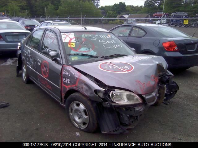 2004 Honda Civic Hybrid VIN: JHMES96684S009926 Lot: 13177528